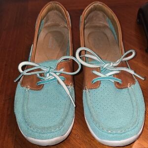 Clarks Arbor Opal Boat Shoes, Size 7